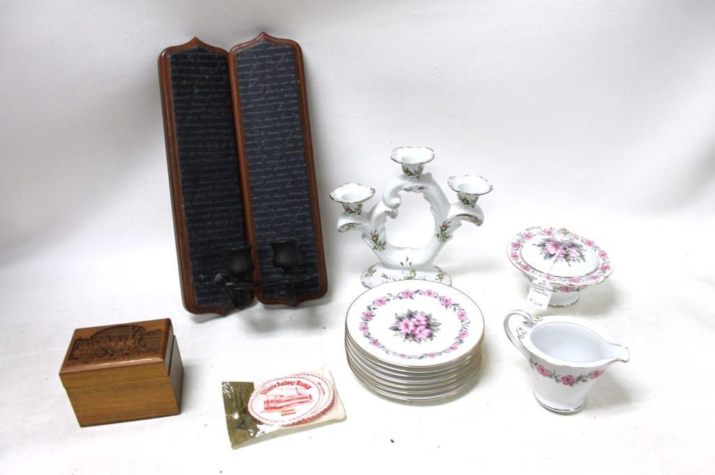 Misc. Lot Home DÃ©cor, China Plates, etc. (1 of 5)
