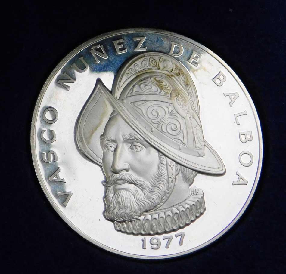 1977 Panama 1 Balboa Silver Proof Coin (1 of 3)