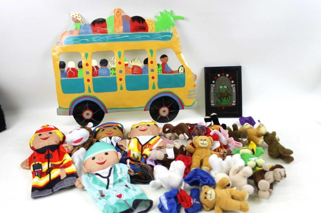 Toy Lot - Puppets, Kermit the Frog, Mini Stuffed (1 of 4)