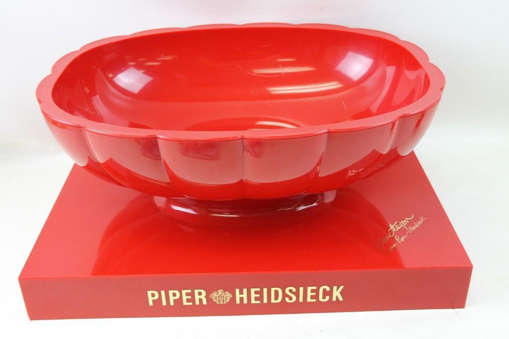 Piper Heidsieck Acrylic Champagne Bucket Signed by (1 of 6)