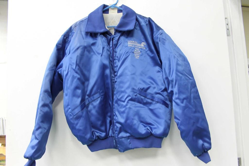 Vintage Conrail Enola Locomotive Windbreaker Jacket (1 of 4)