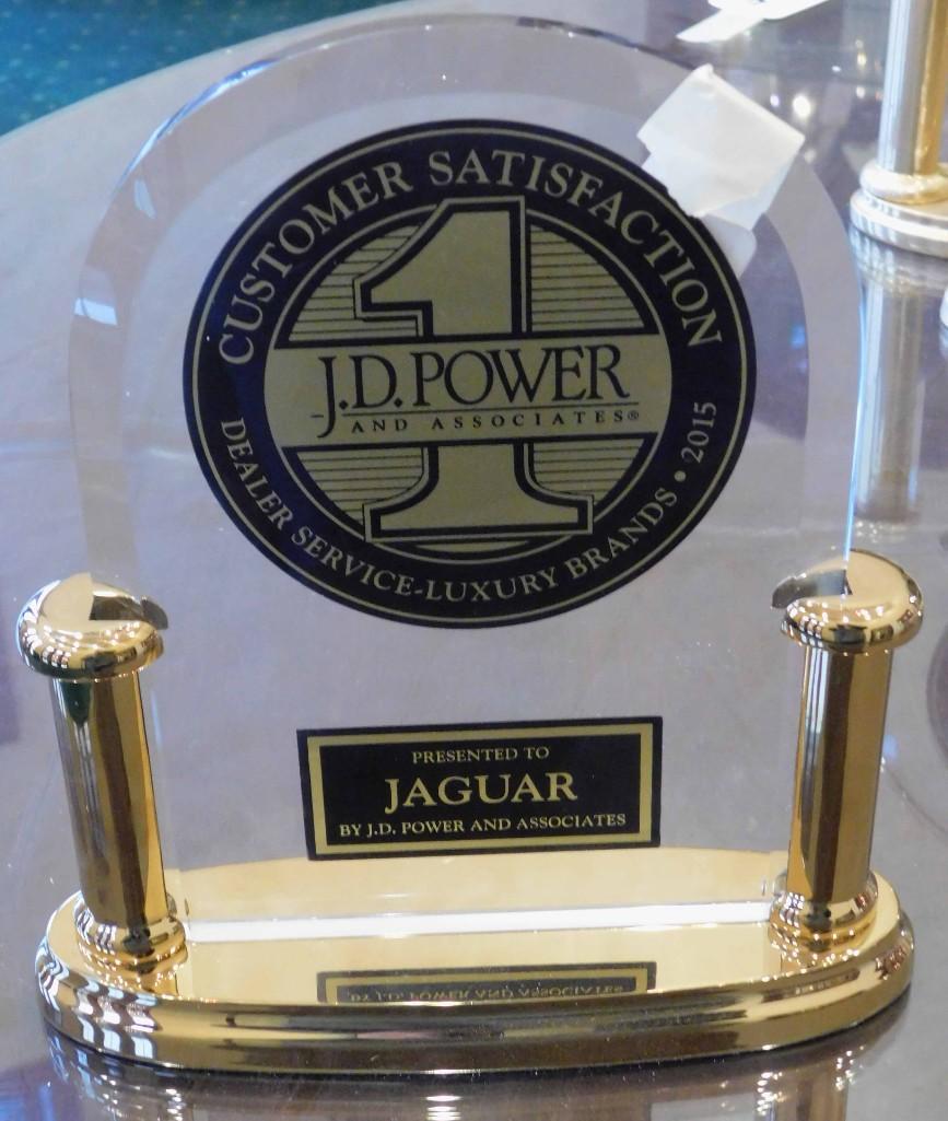 JD Power Jaguar Trophy (2015): JD Power Jaguar Trophy (2015) 9" Because of the current covid 19 situation, pick up times are by appointment only. Pick up for this auction will be Feb 27 and 28 during the auction or Monday, March 1 