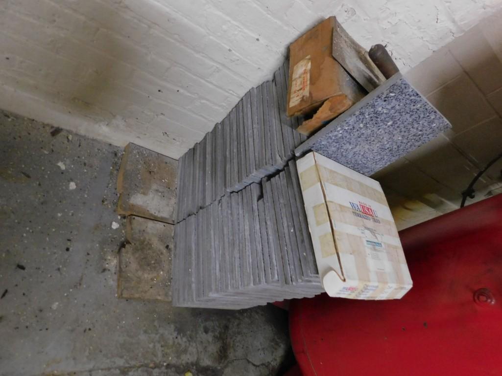 Approx. 65 sq ft of High End Terrazzo Tile: Approx. 65 sq ft of High End Terrazzo Tile Because of the current covid 19 situation, pick up times are by appointment only. Pick up for this auction will be Feb 27 and 28 during the auction or M
