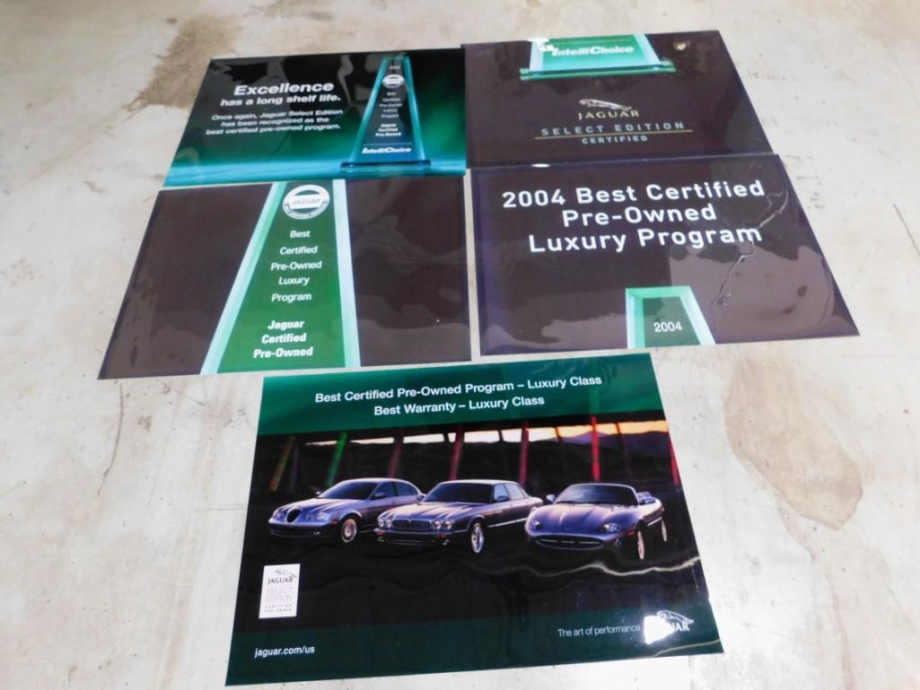 5 Jaguar Advertising Items: 5 Jaguar Advertising Items Because of the current covid 19 situation, pick up times are by appointment only. Pick up for this auction will be Feb 27 and 28 during the auction or Monday, March 1 or Thu