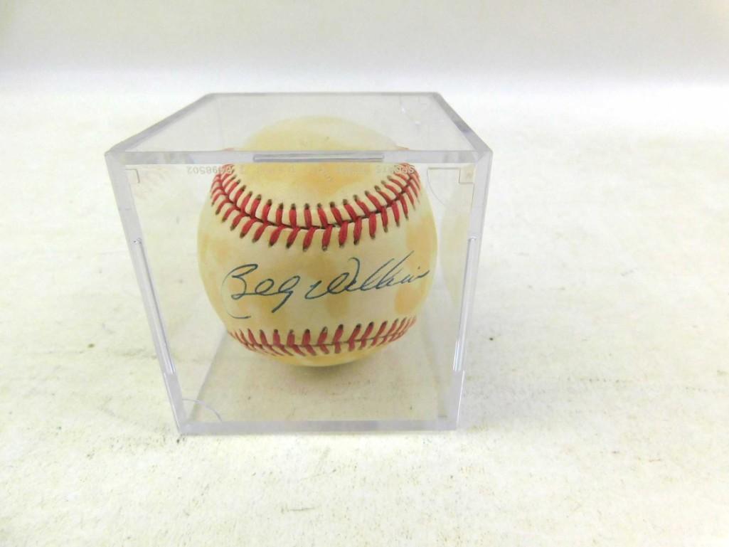 Billy Williams Signed Baseball with COA (1 of 2)