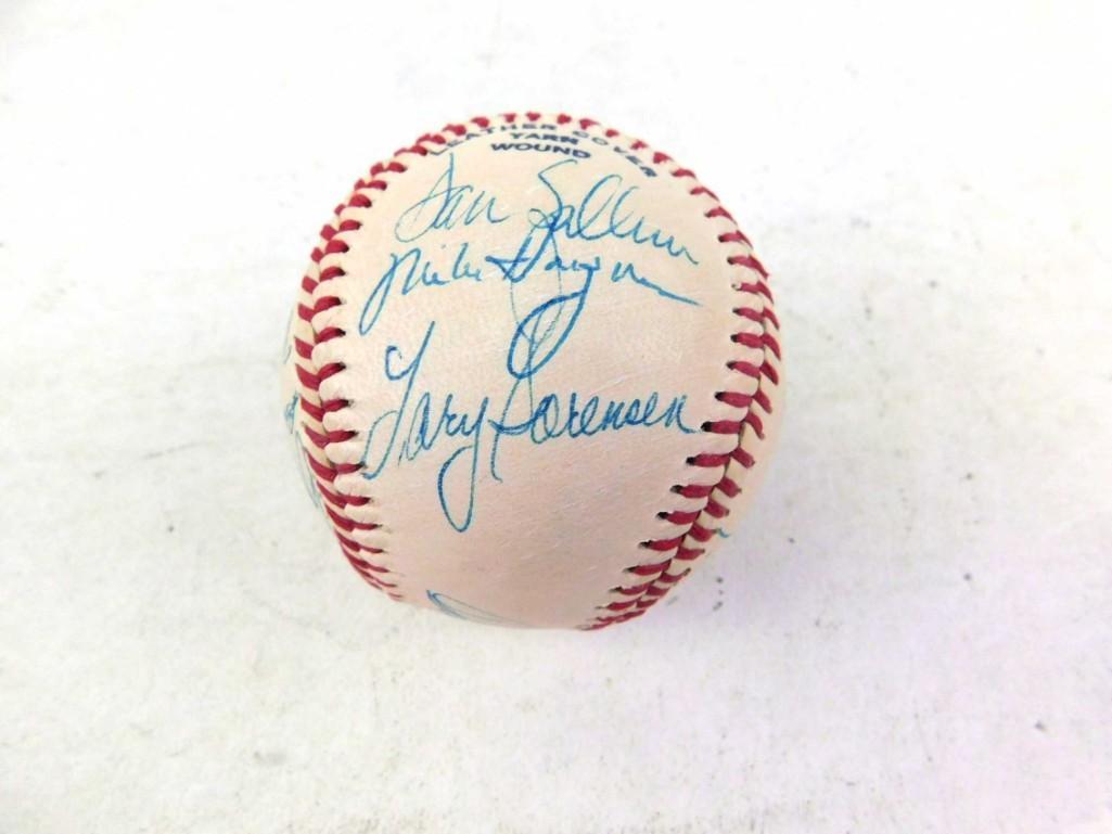 Signed Baseball 1982  Cleveland Indians (1 of 5)