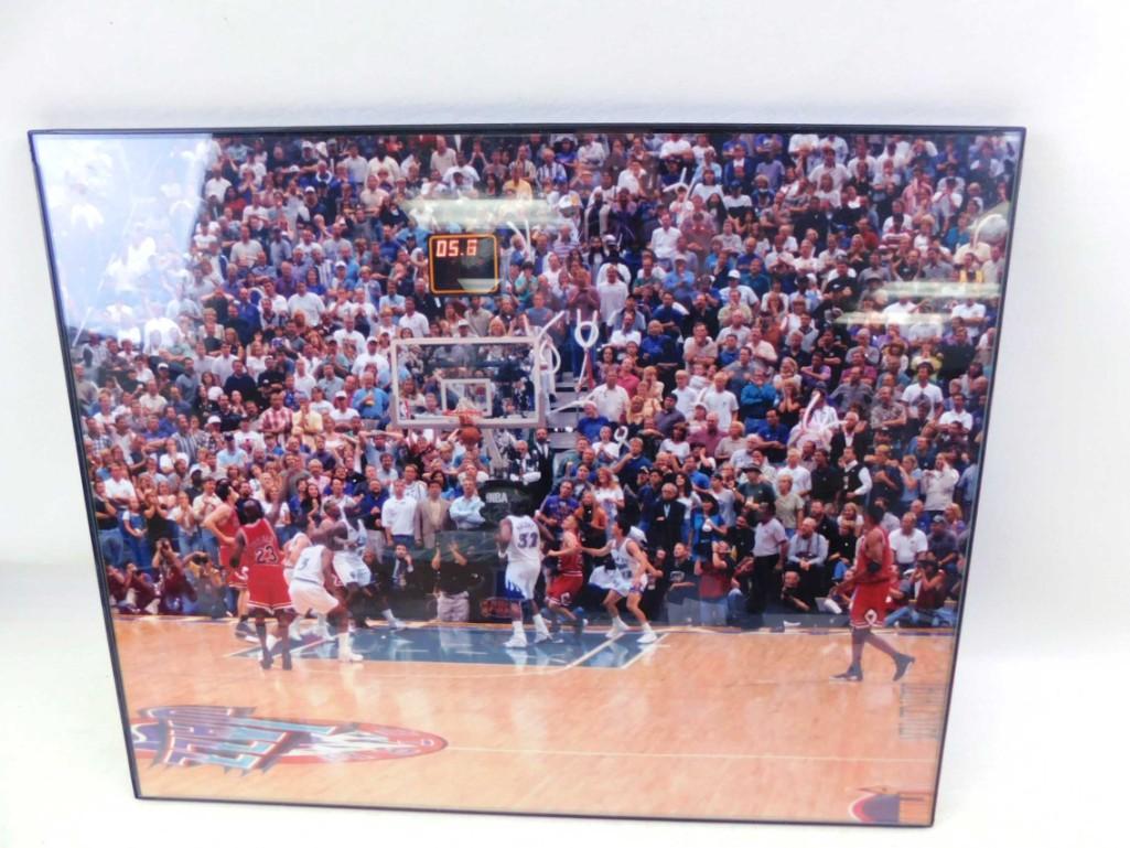 Framed Michael Jordan Chicago Bulls Famous Shot (1 of 3)