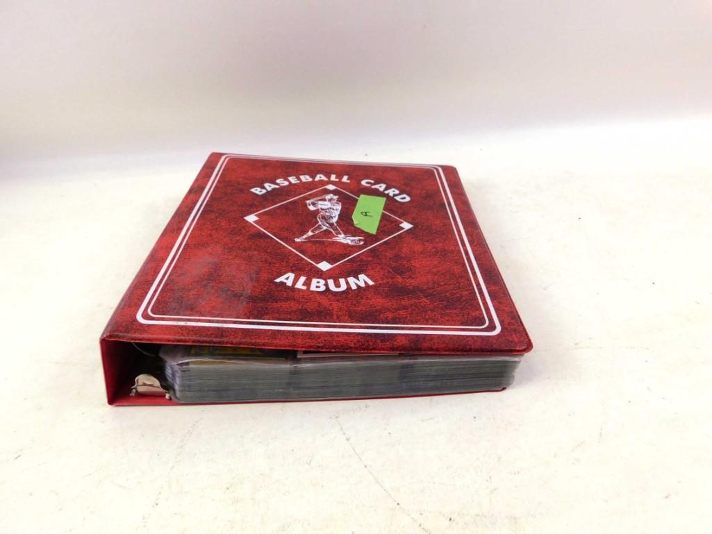 Binder Full of Cards including many Cal Ripken, Roberto: Binder Full of Cards including many Cal Ripken, Roberto Alomen, Barry Bonds, Greg Maddux, Tony Gwin, Roger Clemens, Ryne Sandberg, etc. Not all Pages Photographed