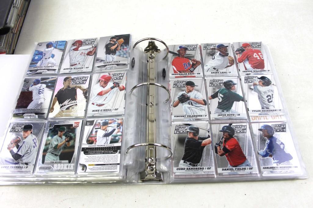 Lot of 3 Baseball Card Binders including 1980's and (1 of 13)