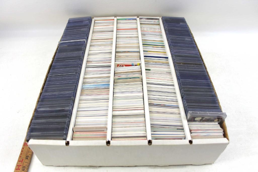 Even Larger Flat of Mostly Baseball Cards Many from (1 of 6)