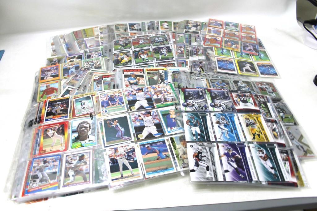 Huge Lot of Misc. Sports Cards in binder sleeves (1 of 4)