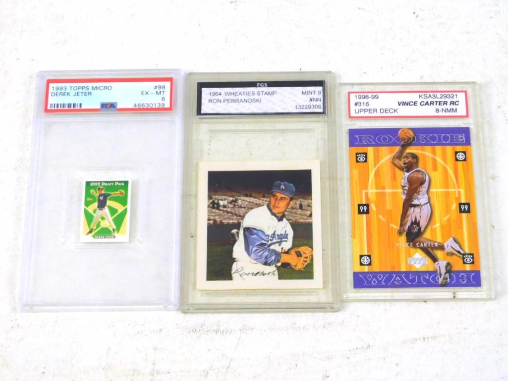 1993 Topps Micro Derek Jeter 1964 Ron Perranoski (1 of 5)