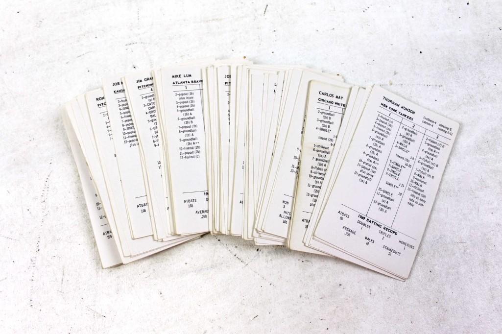 Vintage 1969 Baseball Stats cards for the Strat-O-Matic: Vintage 1969 Baseball Stats cards for the Strat-O-Matic Game