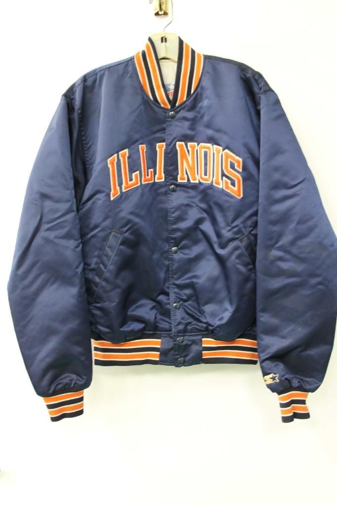 University of Illinois Starter Jacket Size L (1 of 3)