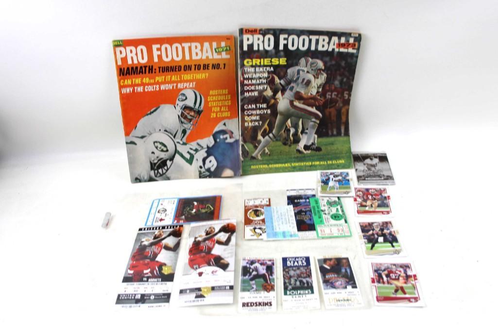 Dell Pro Football Magazines, Chicago Bulls ticket (1 of 4)