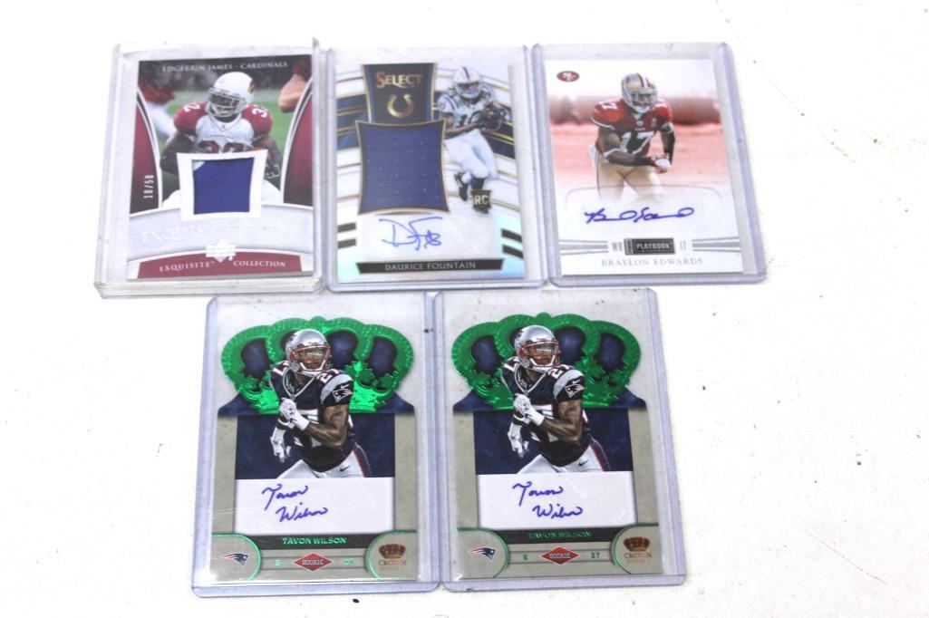 Lot of 5 Serially Numbered Autographed and Jersey (1 of 4)