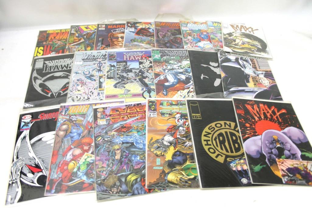 20 Comic Books incl Shadow Hawk , etc (1 of 3)