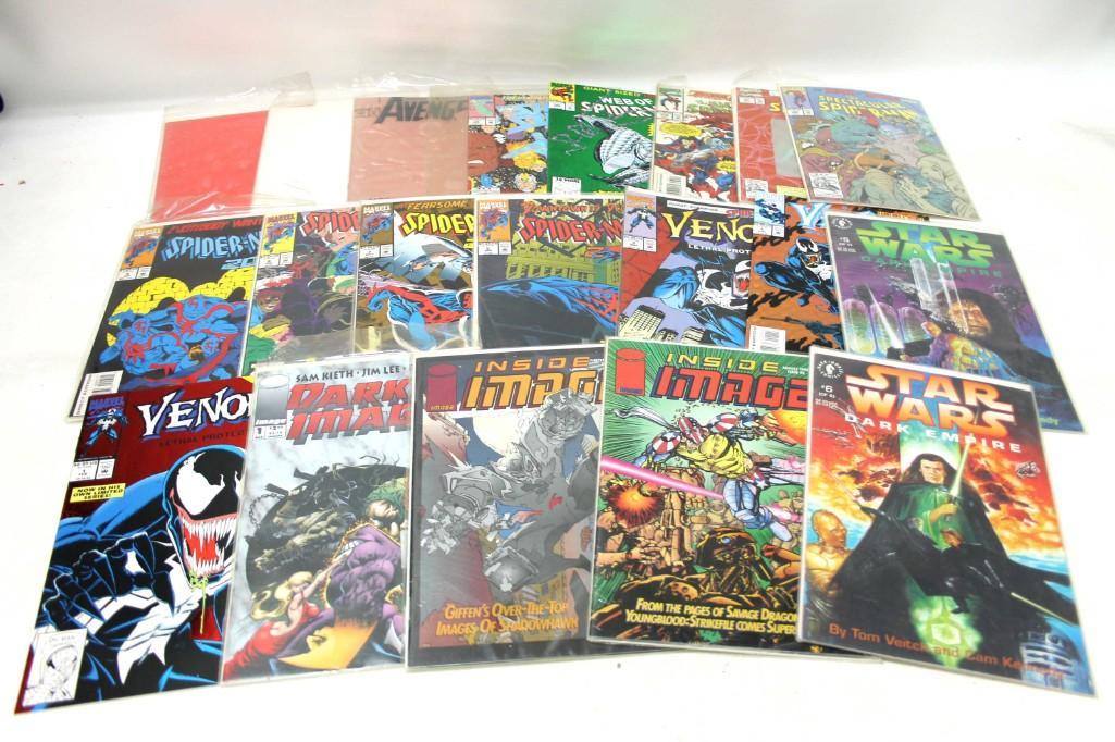 20 Comic Books incl Star Wars , Spider Man , Avengers , (1 of 3)