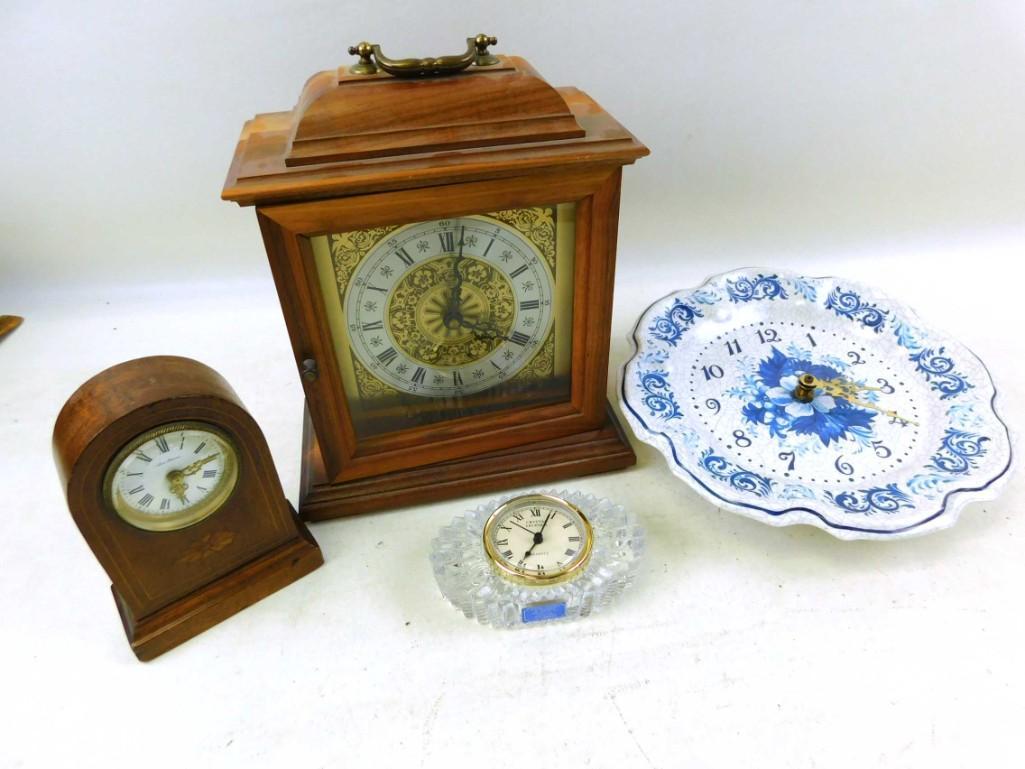 Lot of Clocks incl Godinger Crystal (1 of 8)