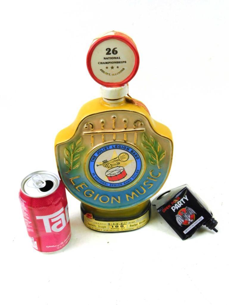 Joliet Legion Band Music Jim Beam Decanter , etc: Joliet Legion Band Music Jim Beam Decanter , etc