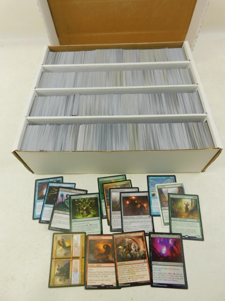 Lot of Approximately 4000 MTG Game Cards in a box (1 of 3)