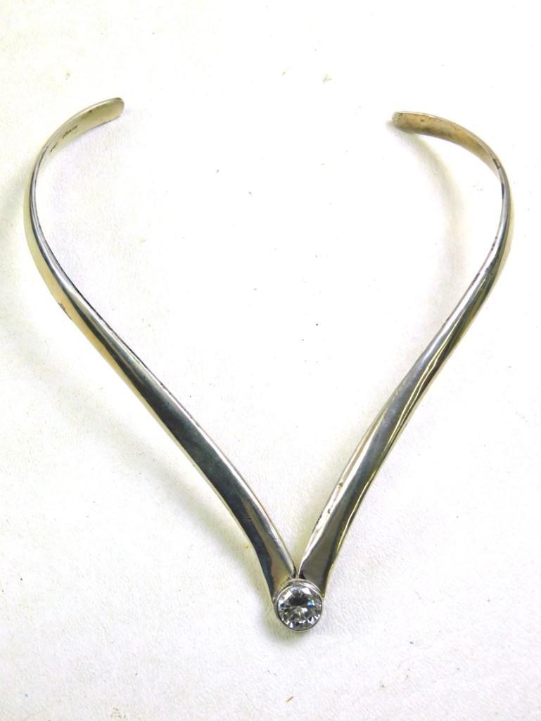 Sterling Silver Collar or Collier Necklace (1 of 4)