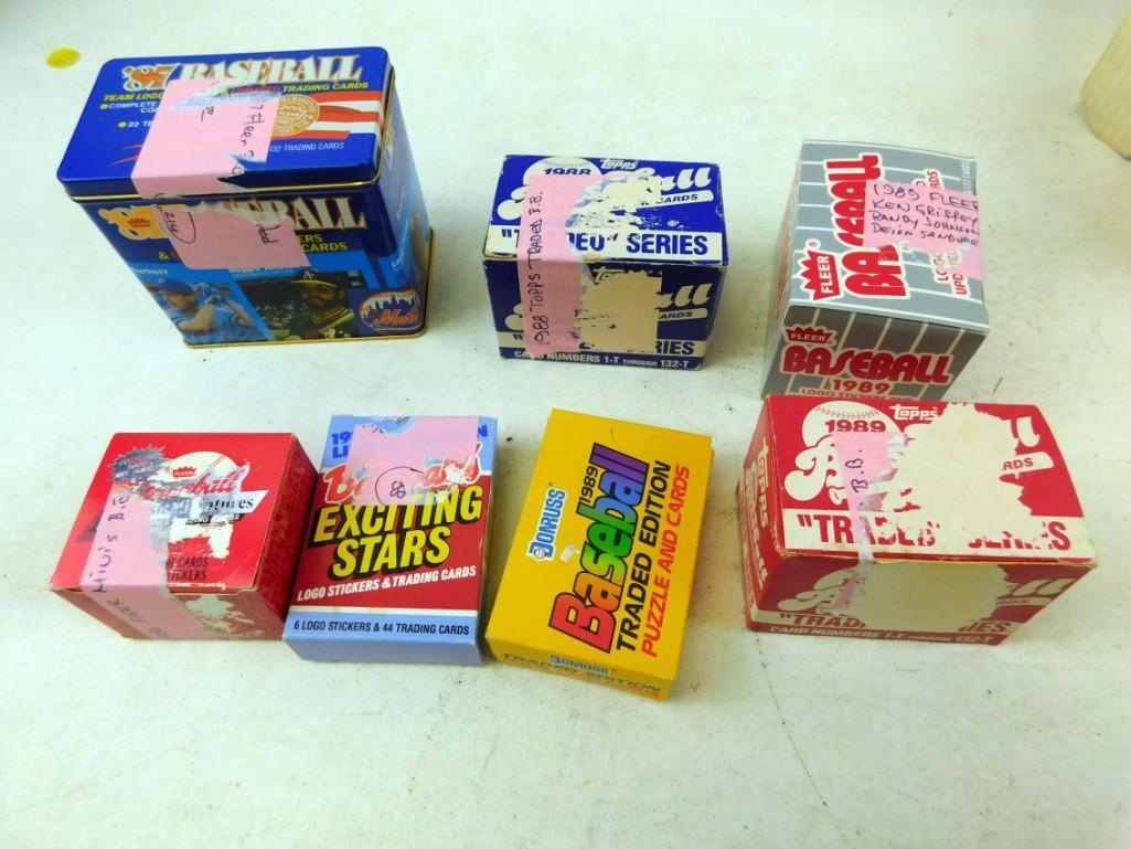 Misc Small Boxes of Assorted Baseball Cards (1 of 6)