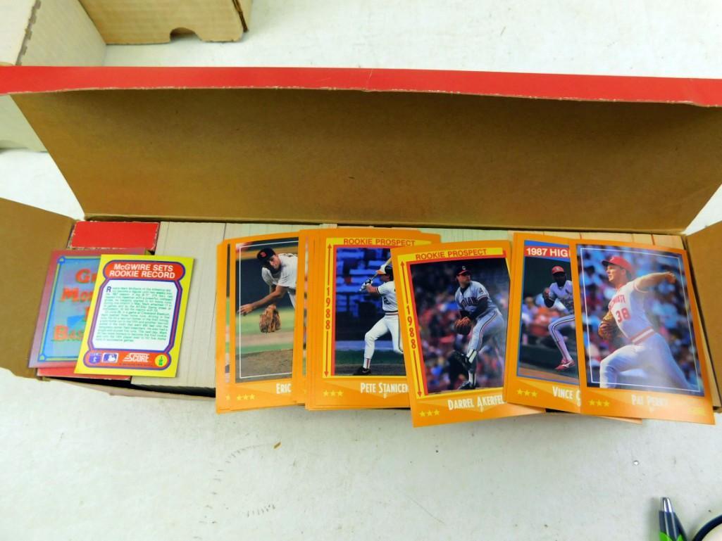 1988 Score Baseball Card Set and magic motion Cards (1 of 3)