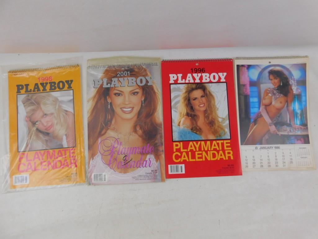Lot of 4 Playboy Magazine Playmate Calendars (1 of 3)