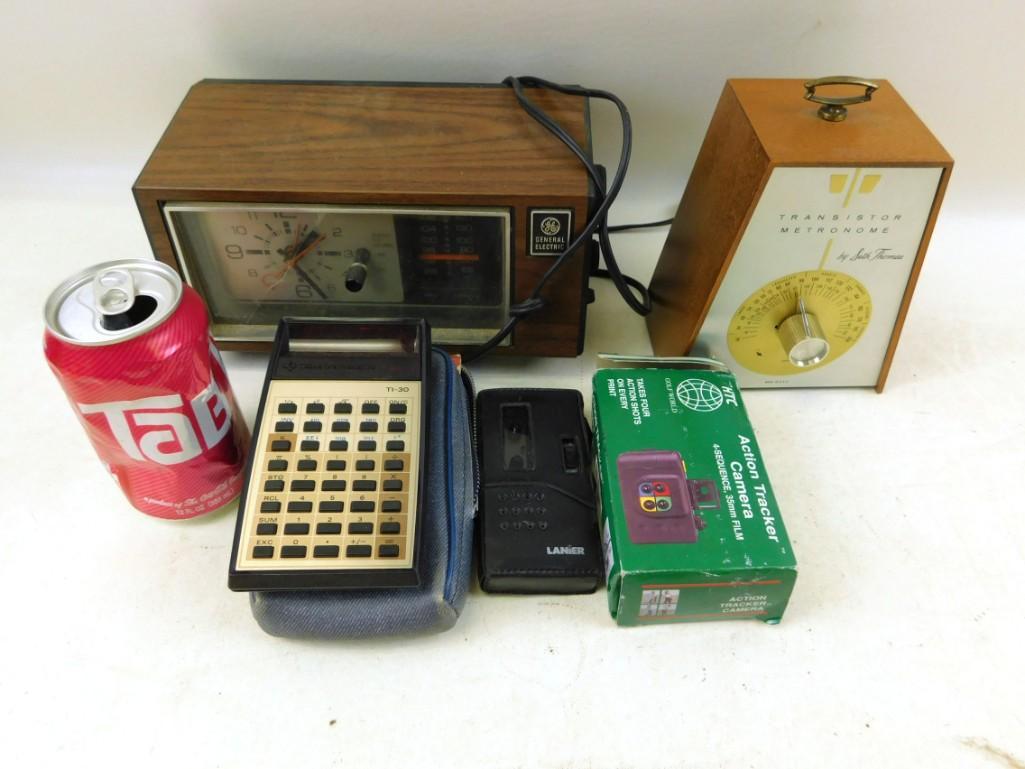 Vintage Electronics Lot incl TI-30 Calculator , GE (1 of 3)