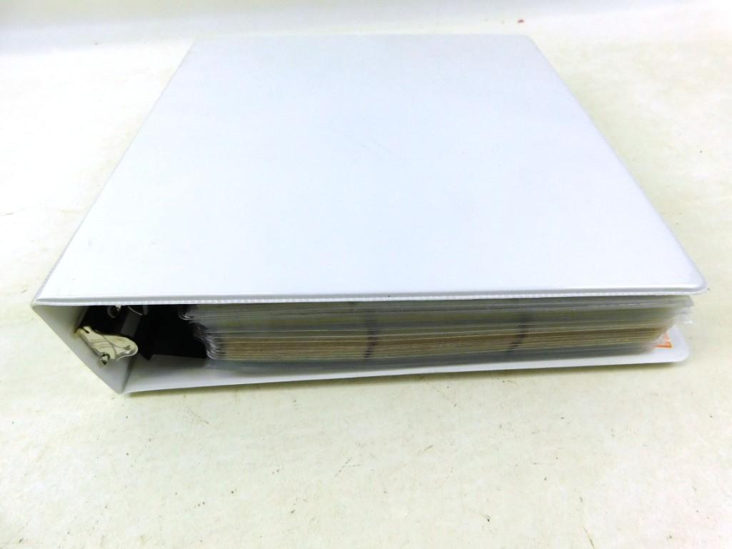 White Binder full of Mostly Baseball cards (1 of 9)