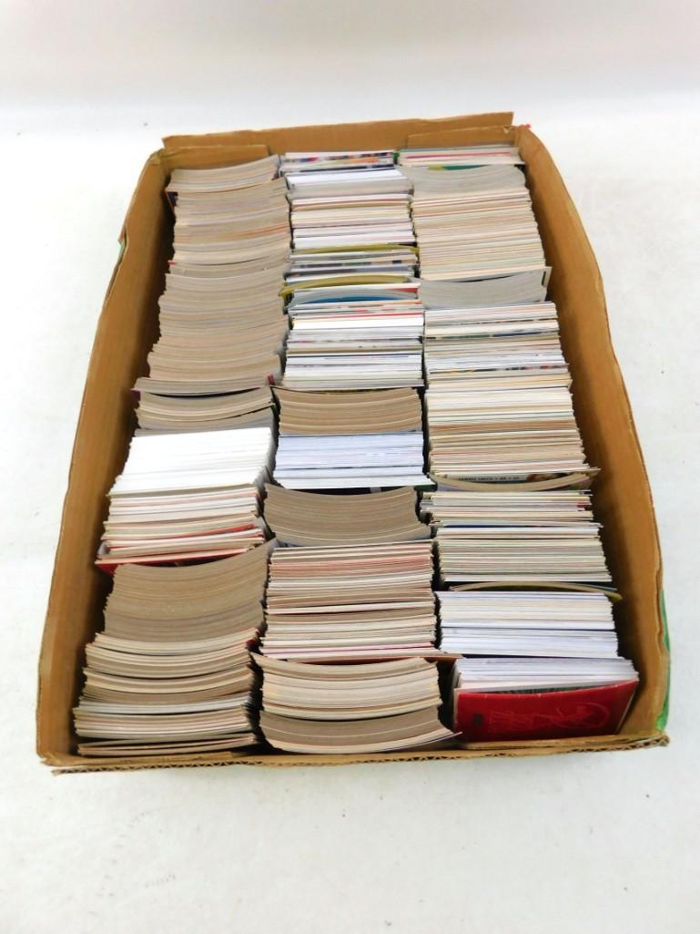 Box Flat full of mostly Baseball Cards (1 of 2)