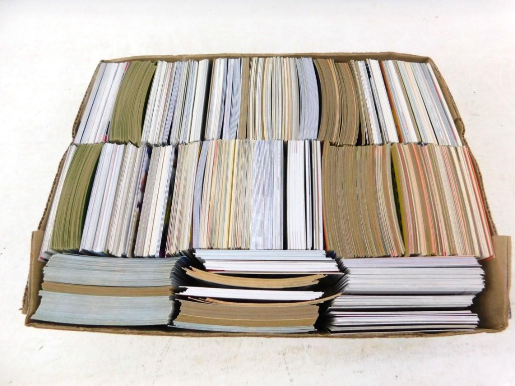 Box Flat full of mostly Baseball Cards (1 of 2)