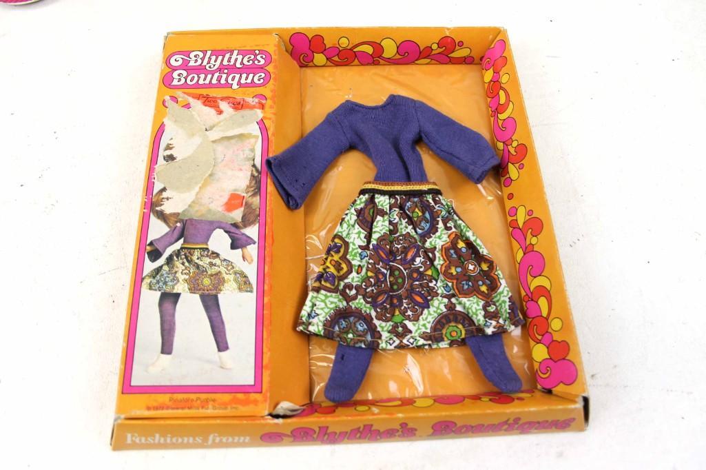 Vtg 1972 Kenner Blythe's Boutique Pinafore Purple Doll (1 of 7)