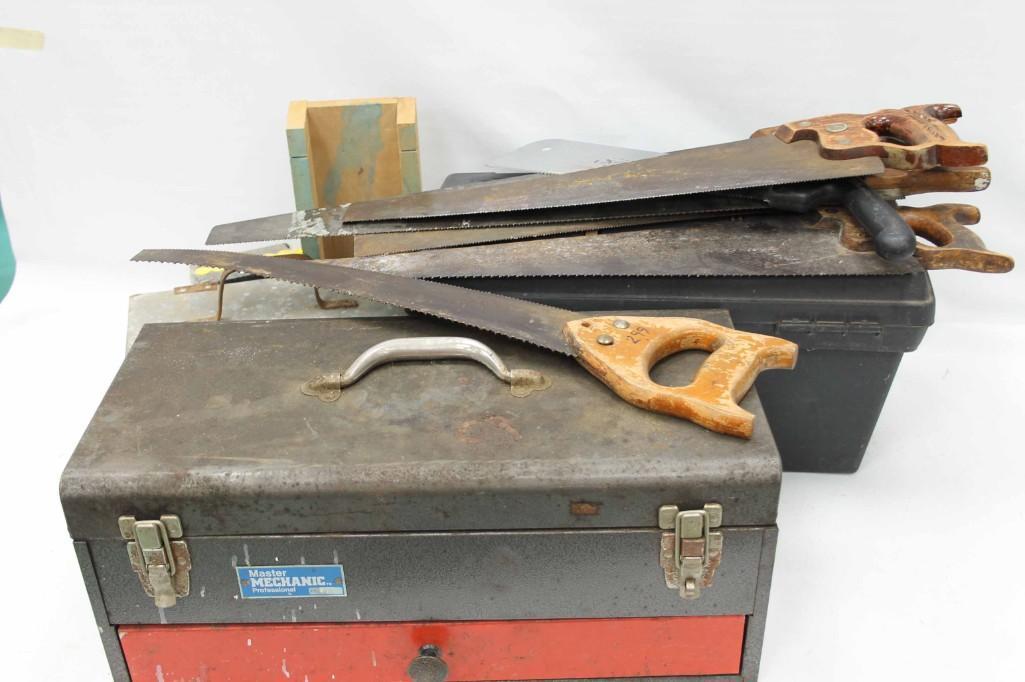 Lot of Tool Boxes , Saws , Hardware , etc (1 of 12)