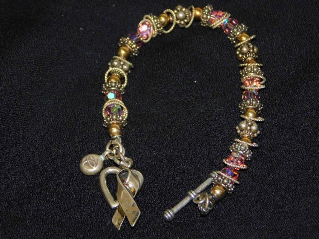Sterling Bracelet with some charms: Sterling Bracelet with some charms