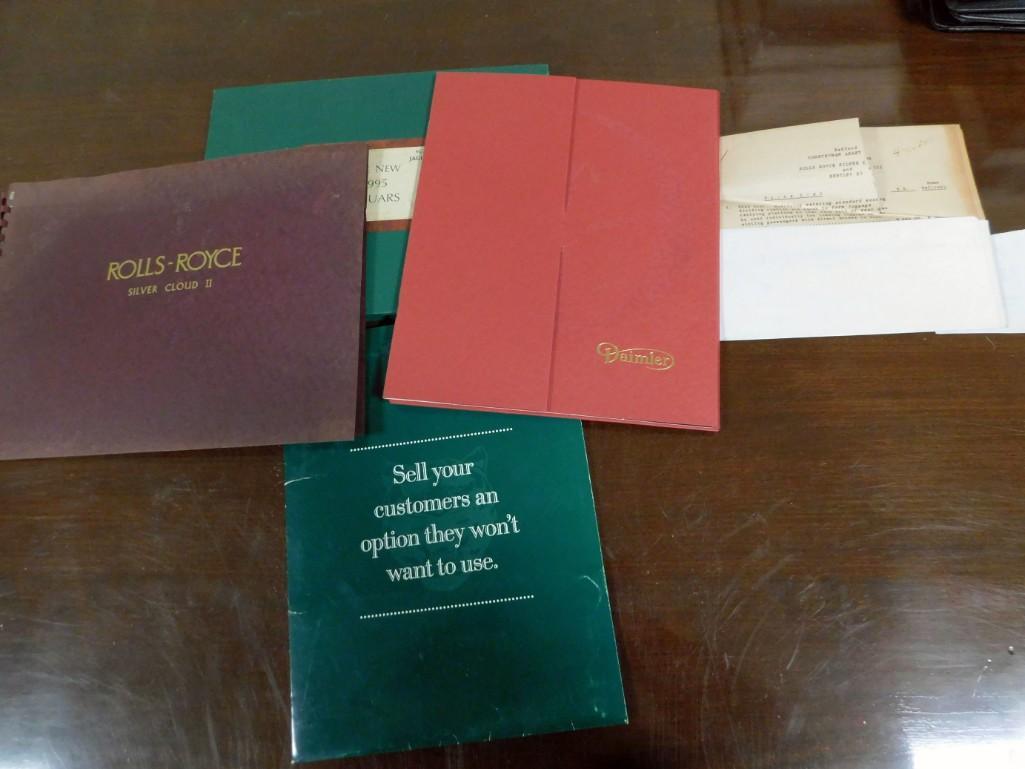 Rolls Royce Silver Cloud II Brochure Vintage (1 of 7)