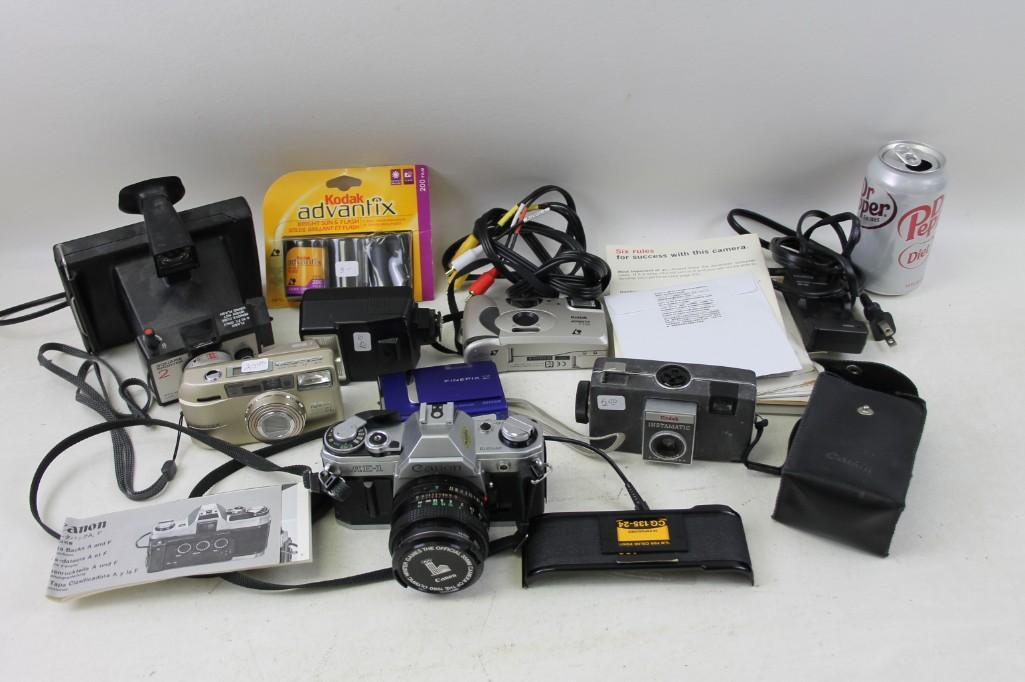 Large Lot of Vintage Cameras and Accessories, etc. (1 of 6)