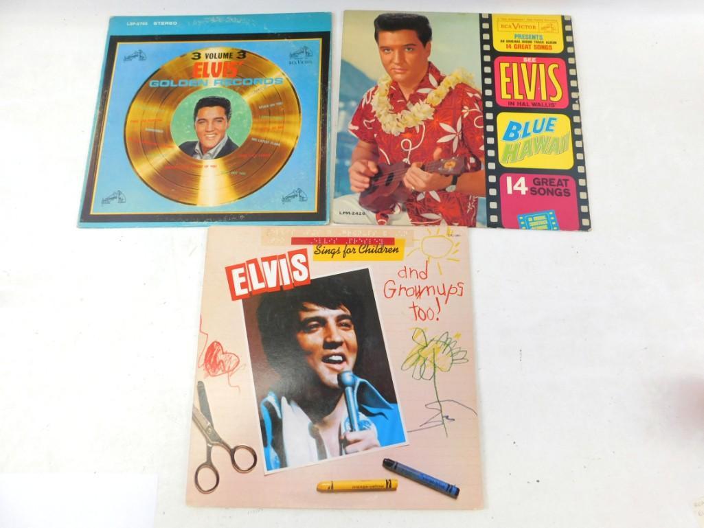 Lot of 3 Elvis Presley Vinyl LP Records (1 of 3)
