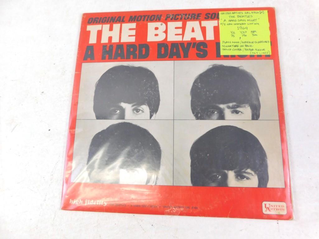 The Beatles A Hard Days Night Vinyl LP Record 1964: The Beatles A Hard Days Night Vinyl LP Record 1964 See attached tag with condition, etc.