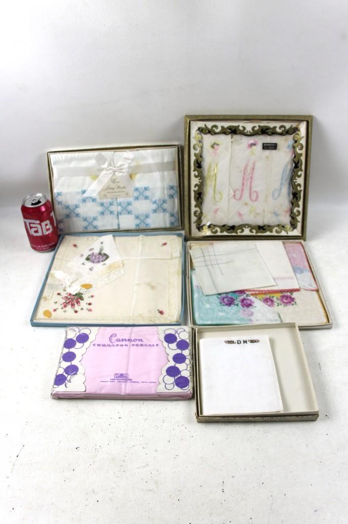 Vintage Linens and Handkerchiefs in Original Packages: Vintage Linens and Handkerchiefs in Original Packages