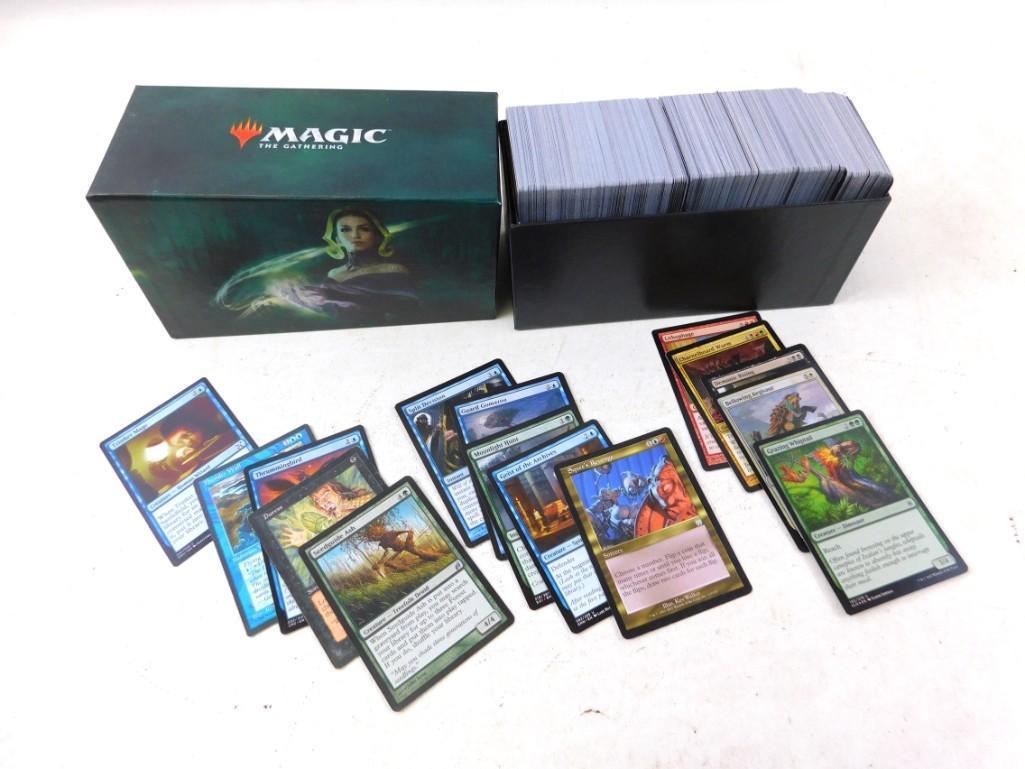 Box of Roughly 500 Magic The Gathering Collector / Game (1 of 3)