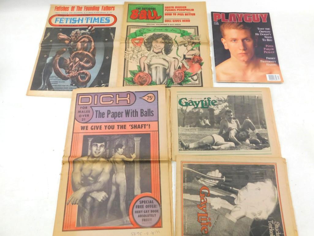 Lot of Adult Newspapers and Magazines including GayLife (1 of 7)
