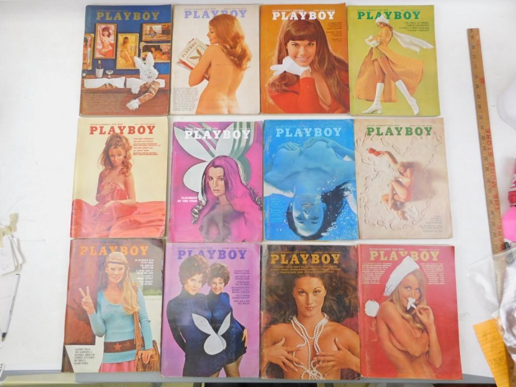 1970 12 Issues of Playboy Magazine - Complete Year (1 of 5)