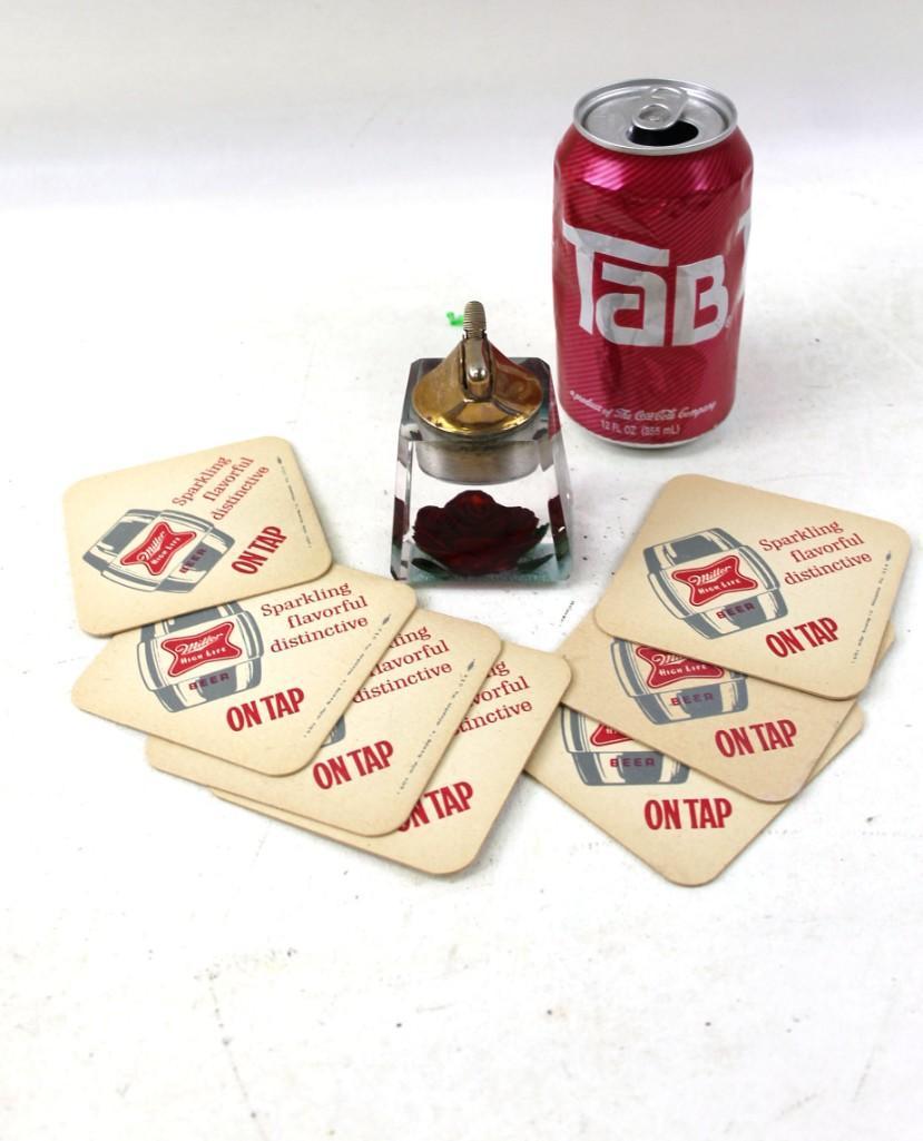 Vintage Table Lighter and Vintage Miller HIgh Life (1 of 3)