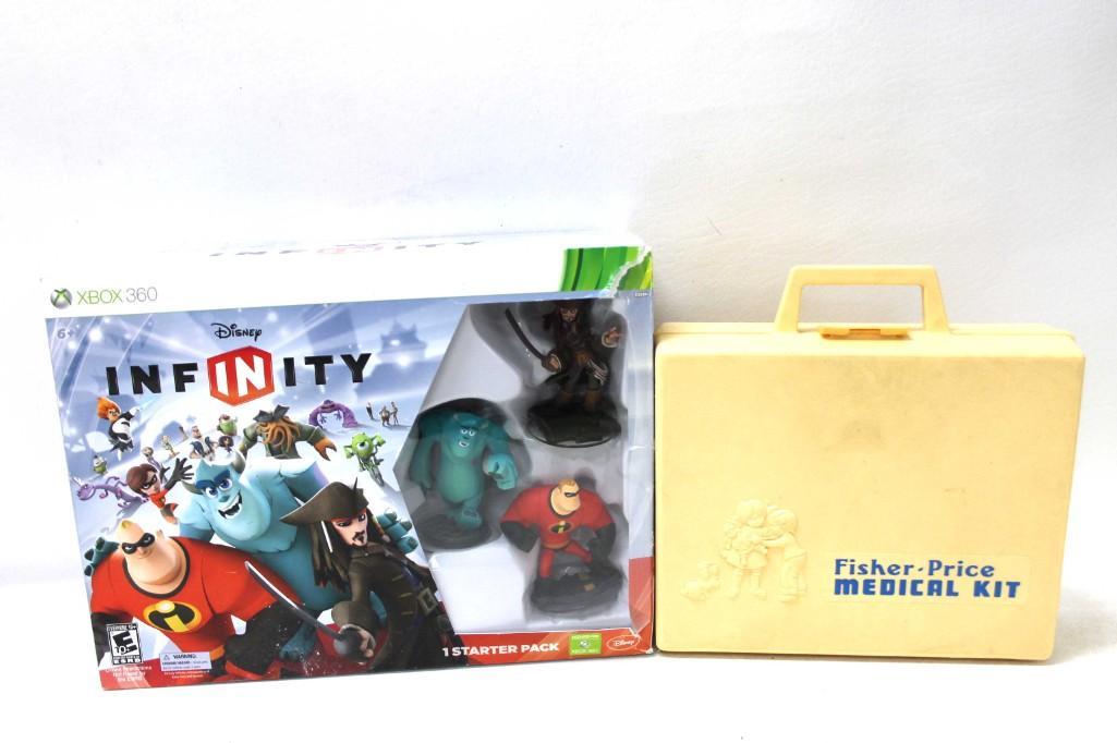 XBox 360 Disney Infinity Starter Pack and a Fisher (1 of 3)