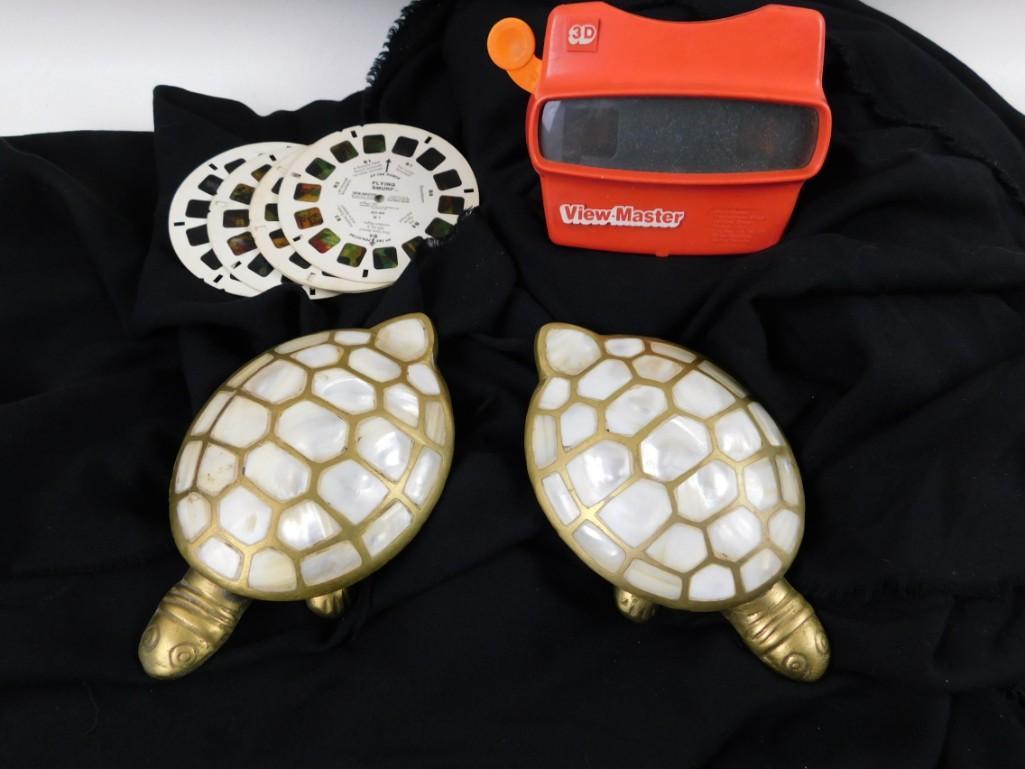 Two Turtle Dishes / Trinket boxes and View master with (1 of 3)