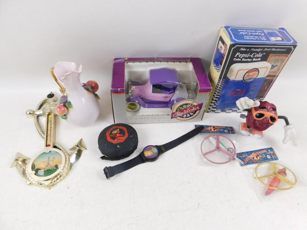 Misc. Lot - Mini Studebaker, Pepsi Coin Sorter, (1 of 7)