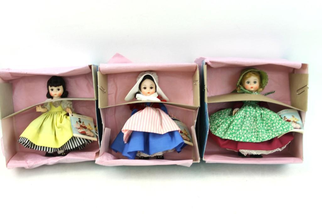 3 Madame Alexander 8" Dolls incl France , Denmark , (1 of 5)