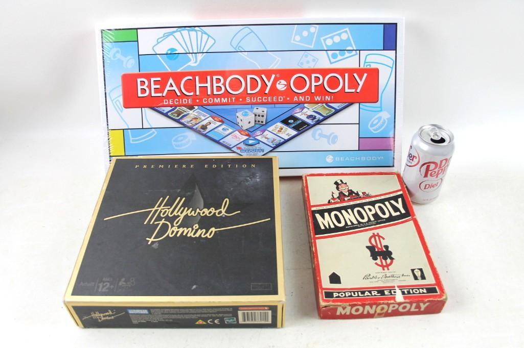 Board Games incl Vintage Monopoly , Hollywood Domino , (1 of 5)
